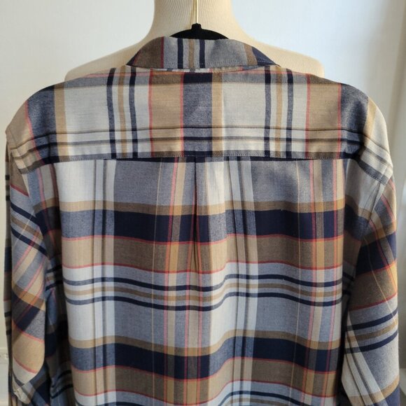 Van Heusen Flex Long Sleeve Men’s Button-Down Shirt (Size: Large) - Picture 4 of 15